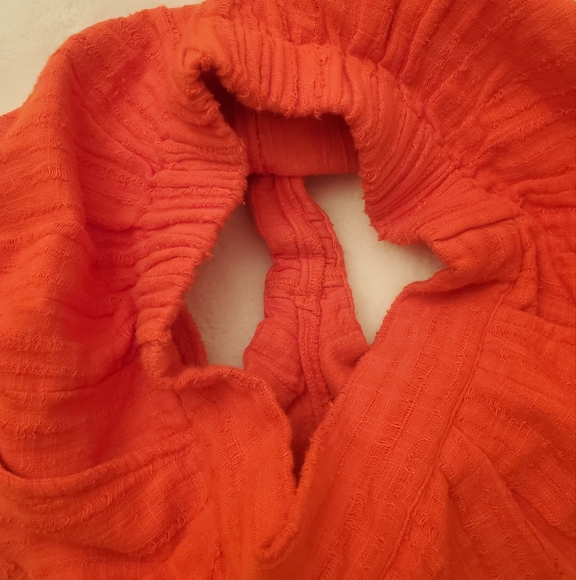 Free People Gauze Shorts And Crop Long Sleeve Top Two-Piece Set Size Small - Picture 11 of 12